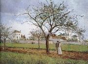 Camille Pissarro Pang plans Schwarz house china oil painting artist